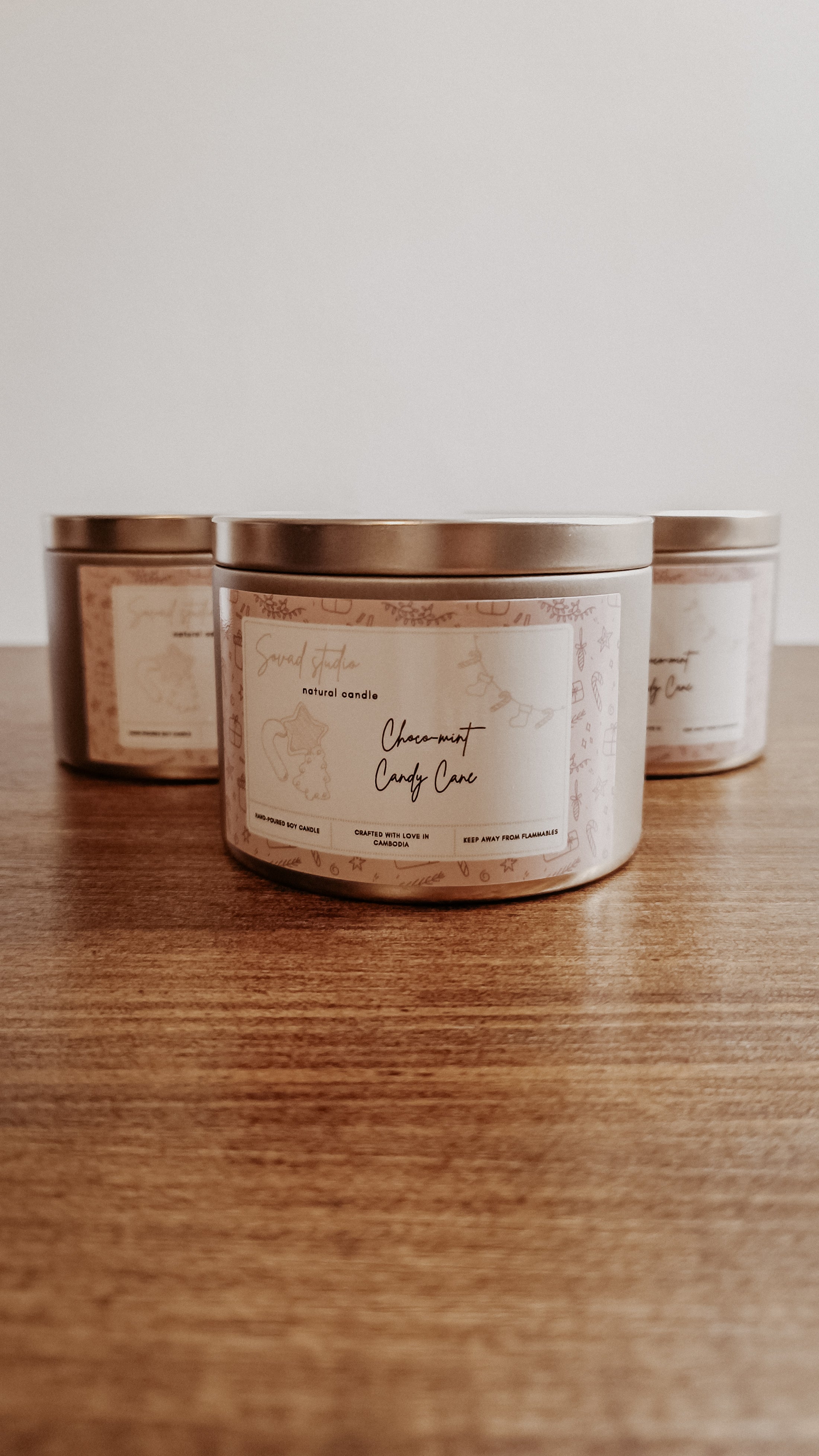 Tin candle Christmas collection