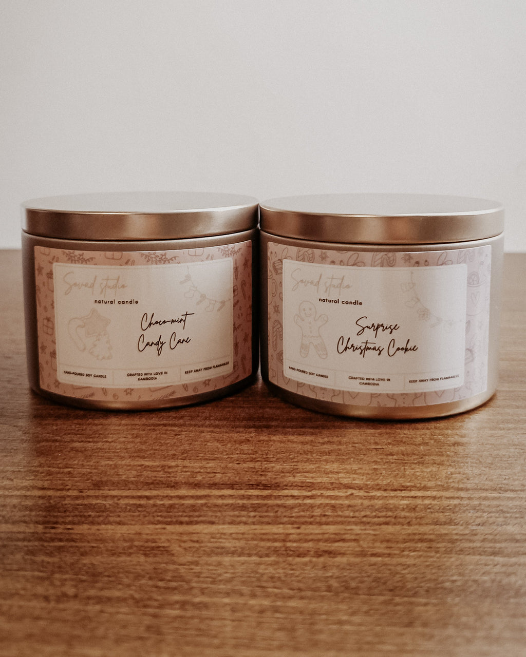 Tin candle Christmas collection