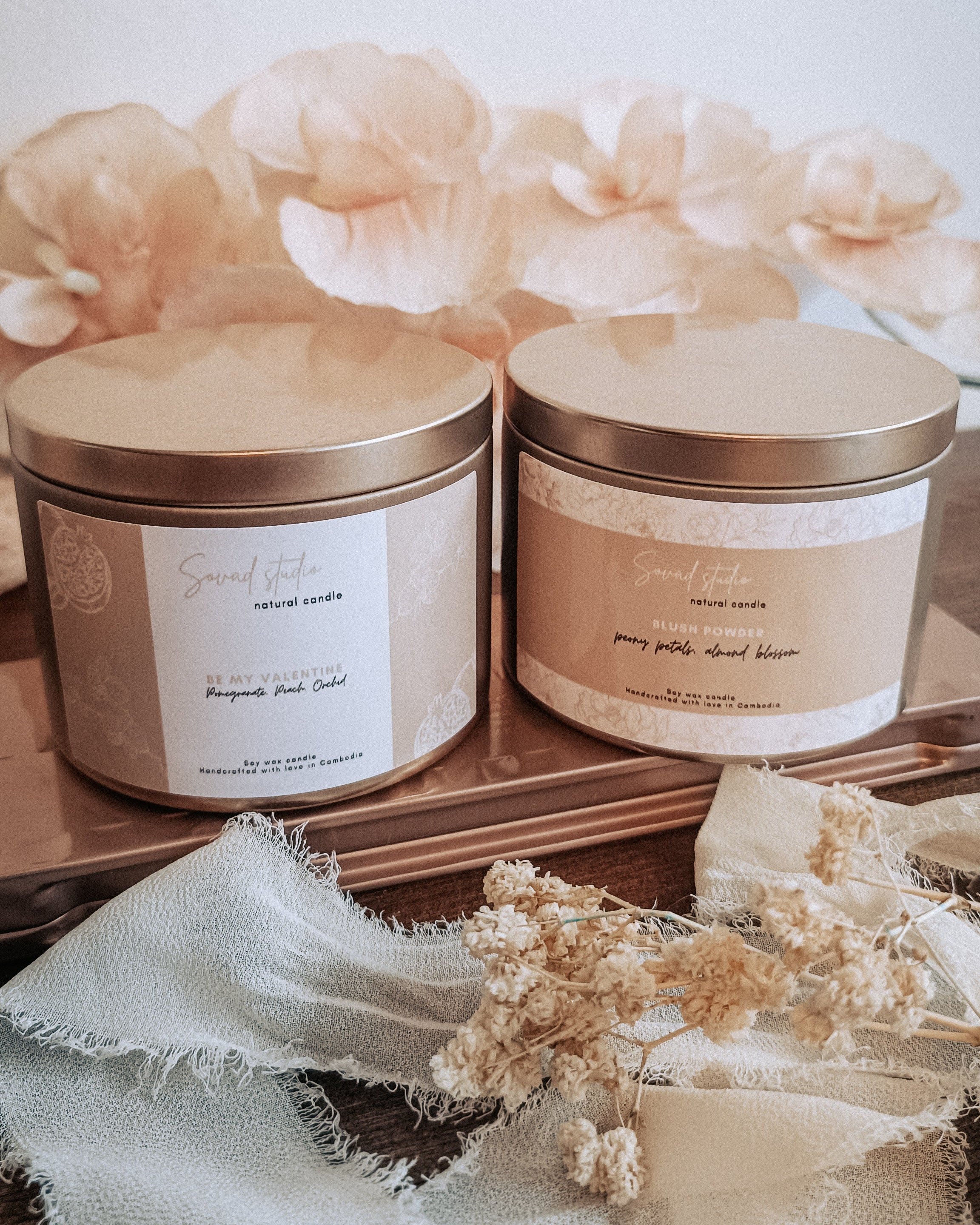 Tin candle Valentine's collection