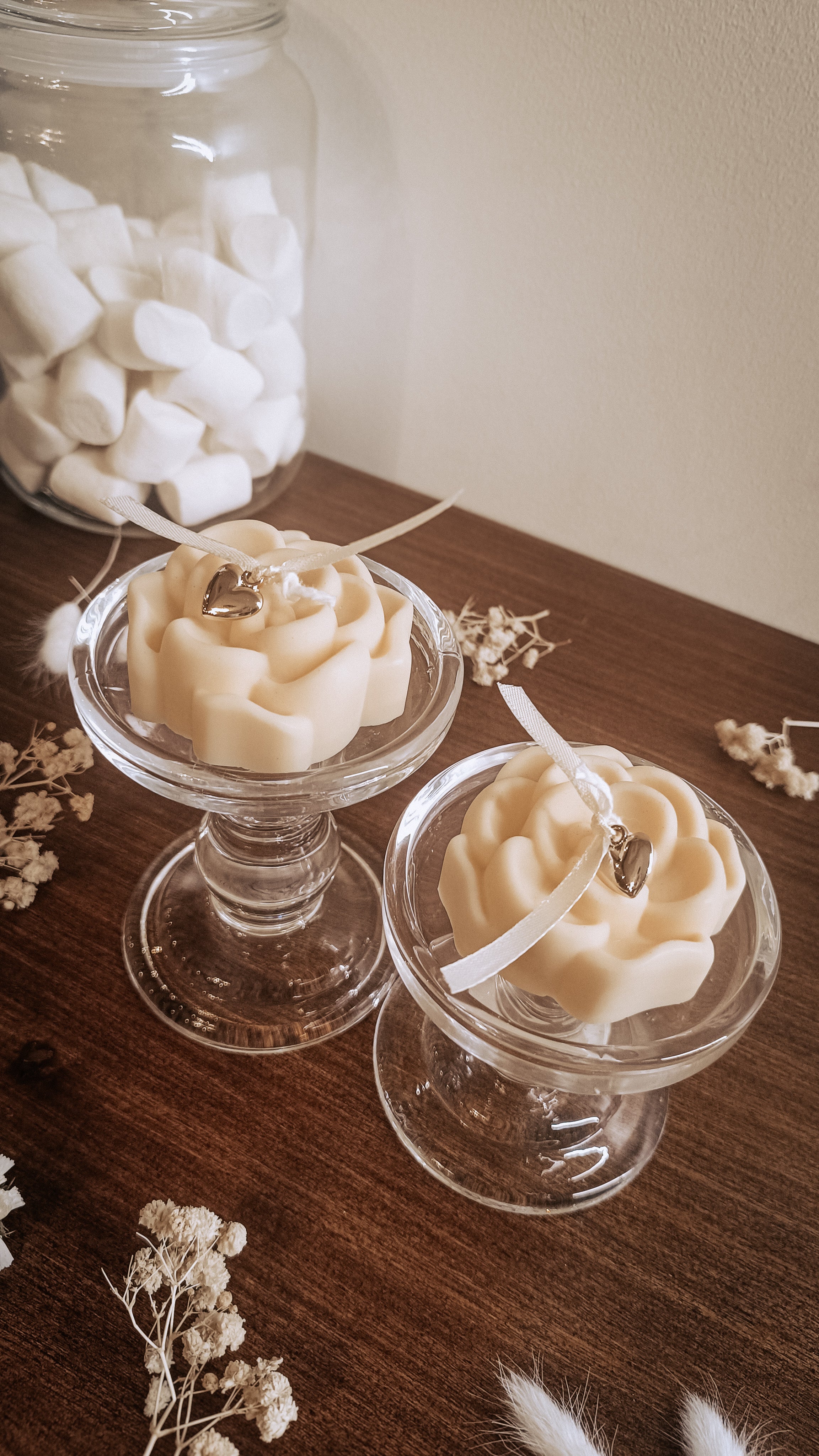 Valentine's flowers - Set of 2