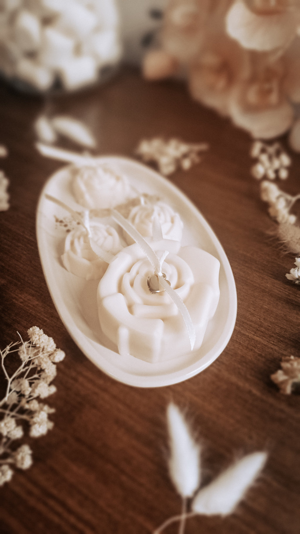 Valentine's flowers - Set of 4