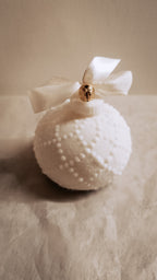 Christmas sphere candle