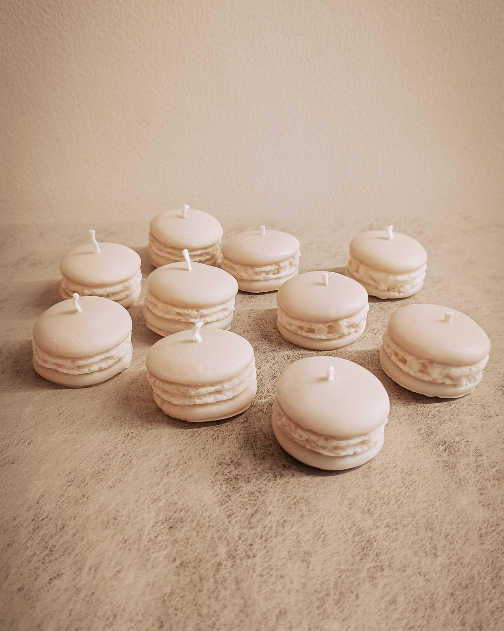 Macarons candles - Set of 8