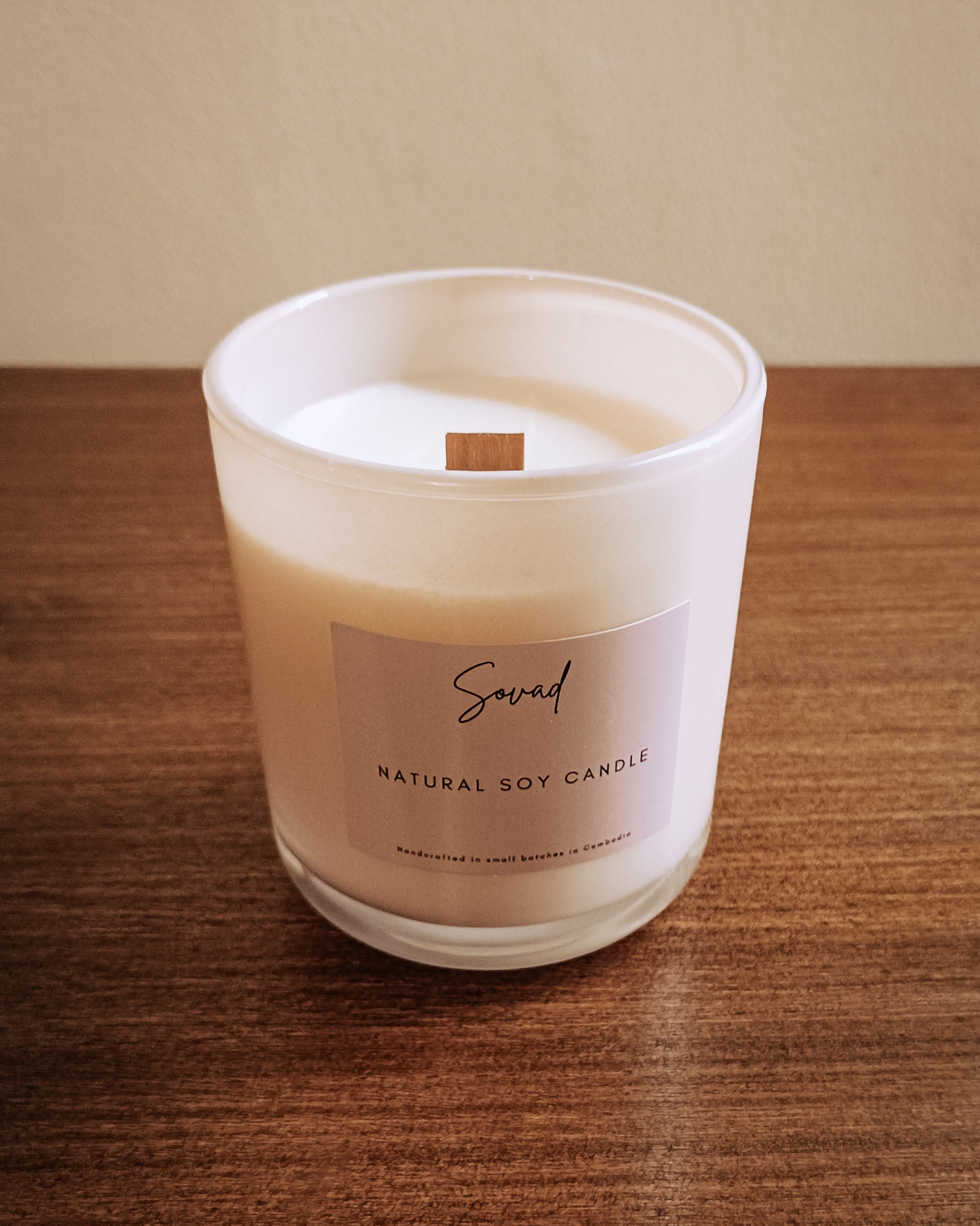 Signature blush rose glass jar candle