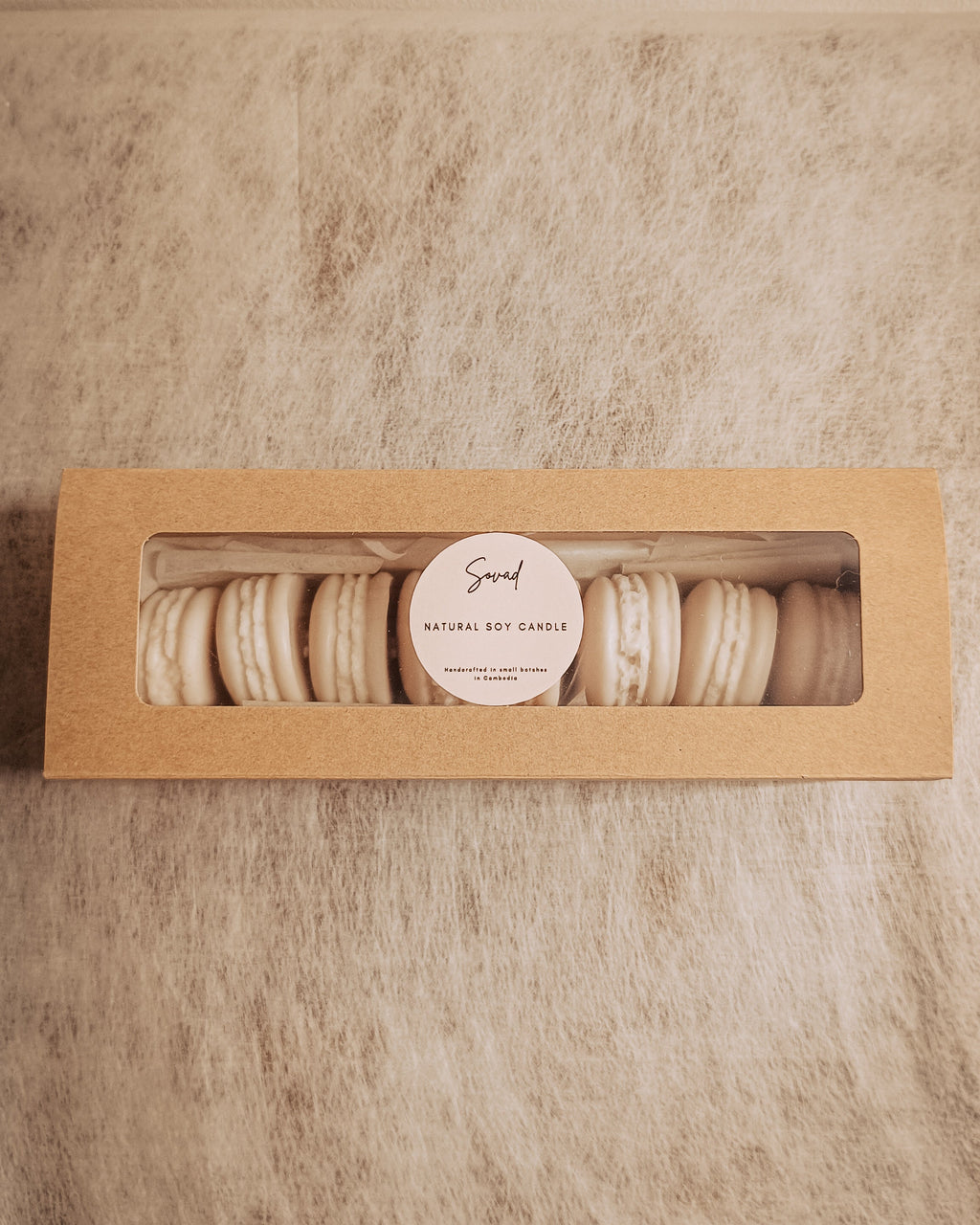 Macarons candles - Set of 8