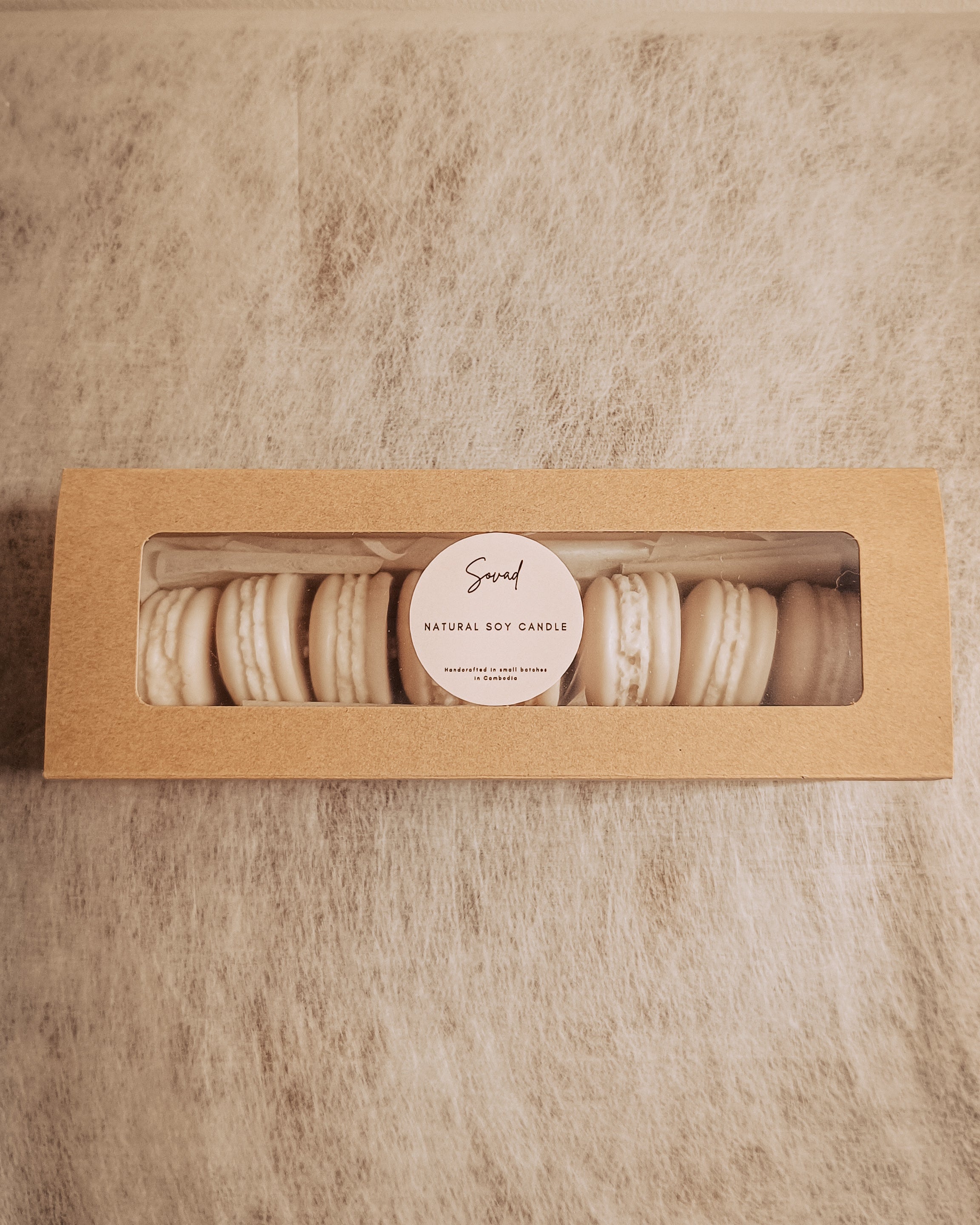 Macarons candles - Set of 8
