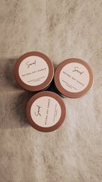 Tin candle 2oz Set of 3