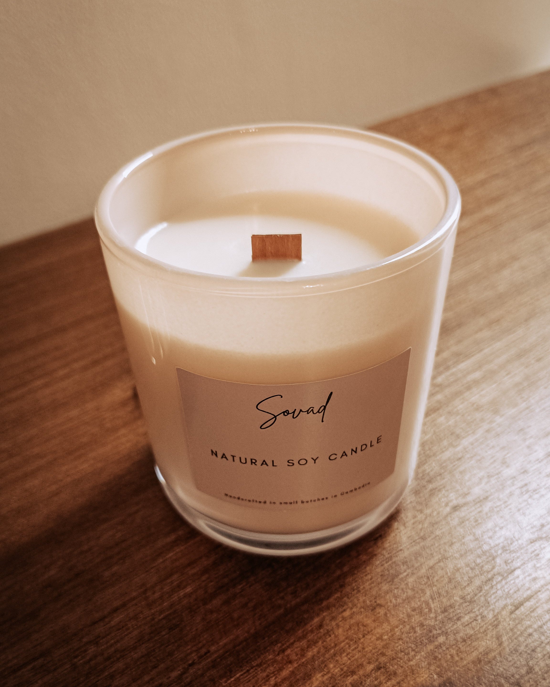 Signature blush rose glass jar candle