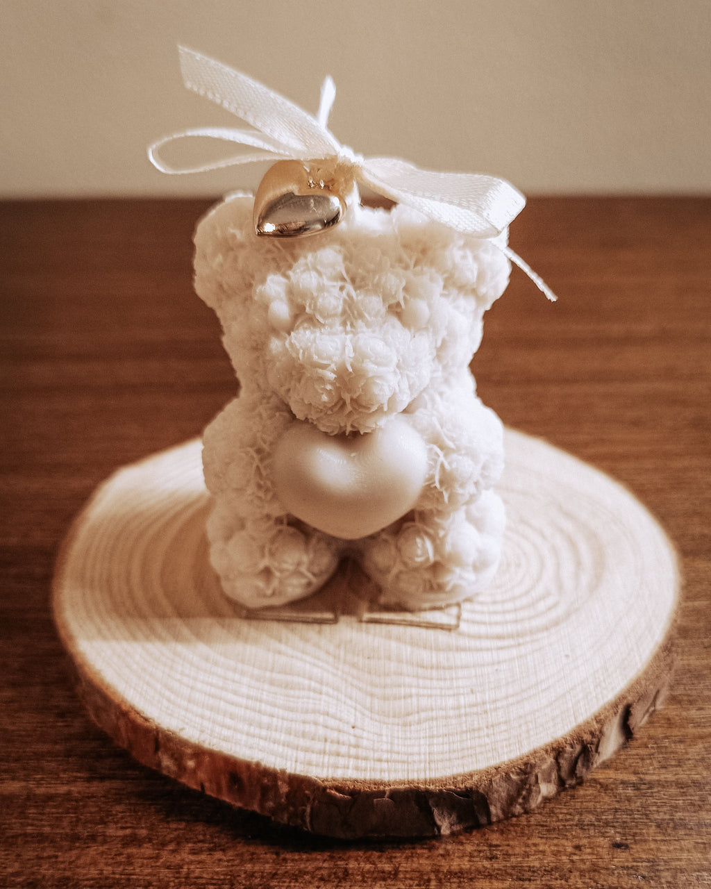 Love bear candle