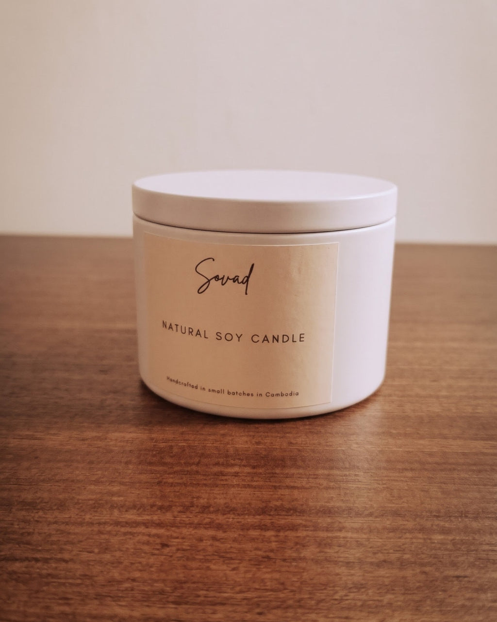 Tin candle 8oz