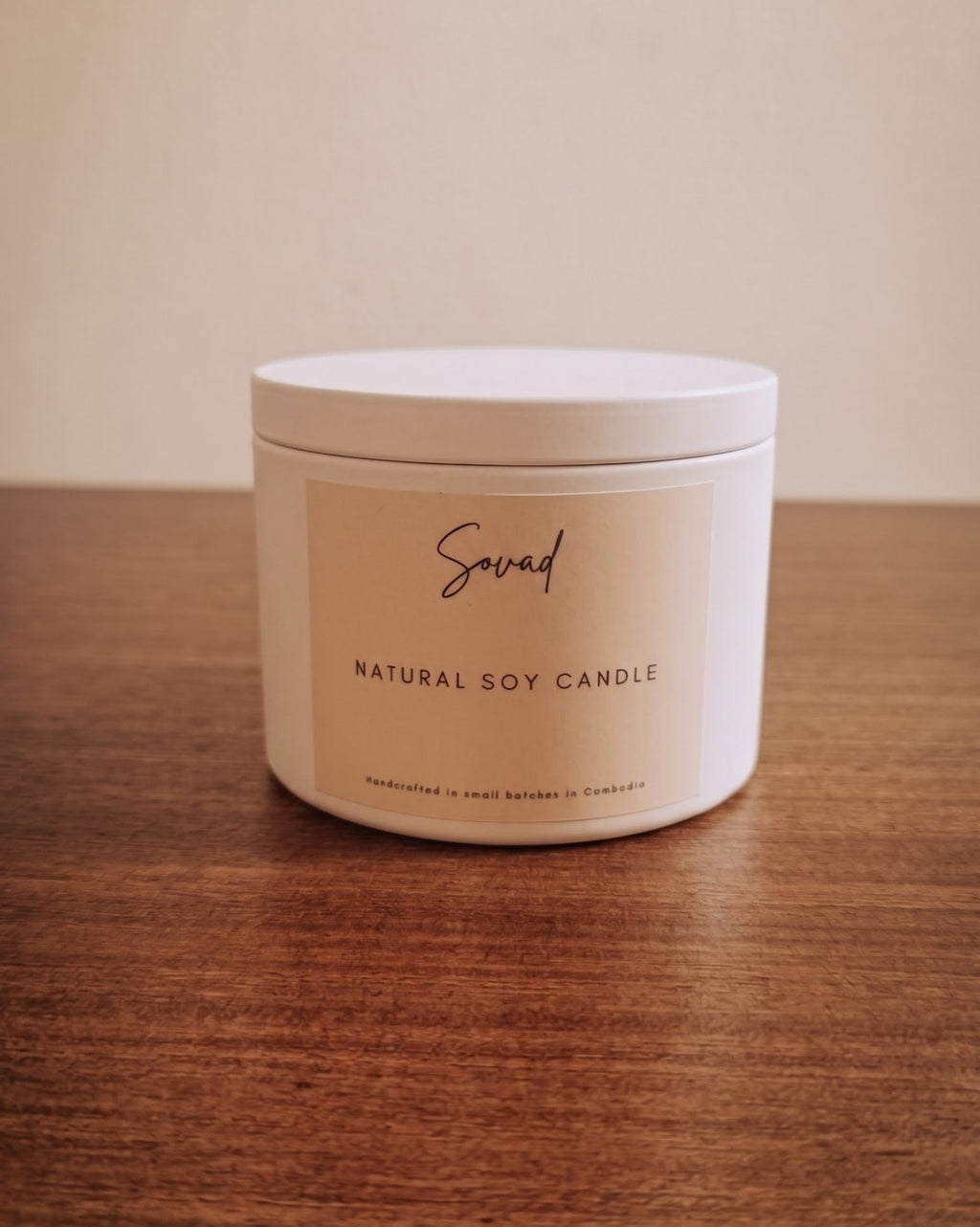 Tin candle 8oz