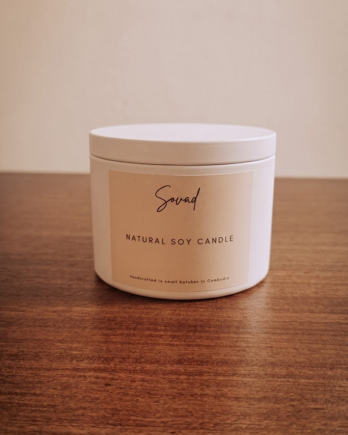 Tin candle 8oz