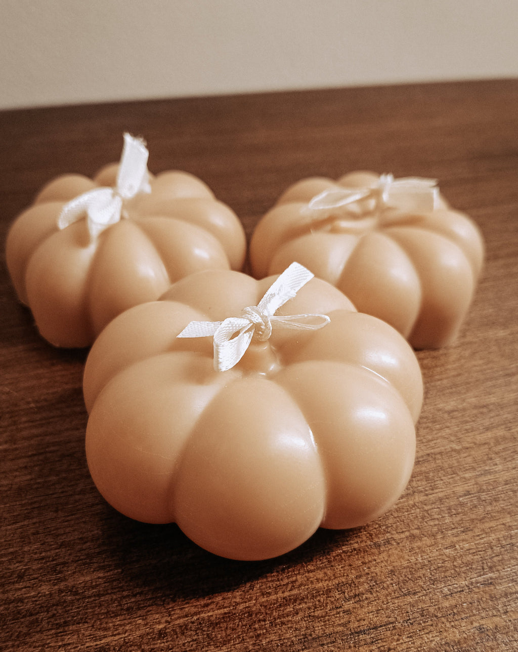 Pumpkin candle - Set of 3