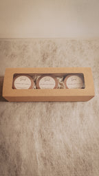 Tin candle 2oz Set of 3