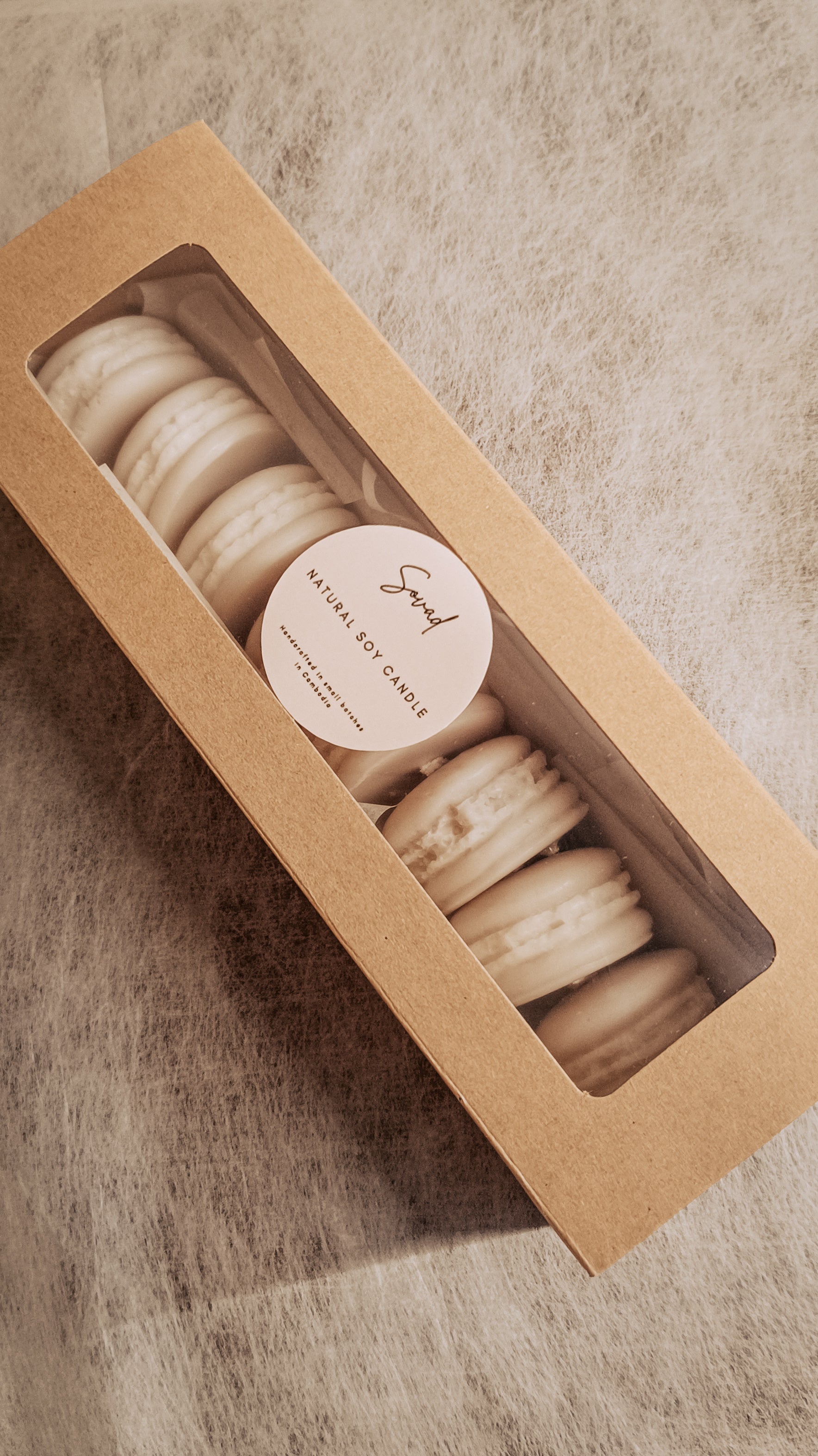 Macarons candles - Set of 8